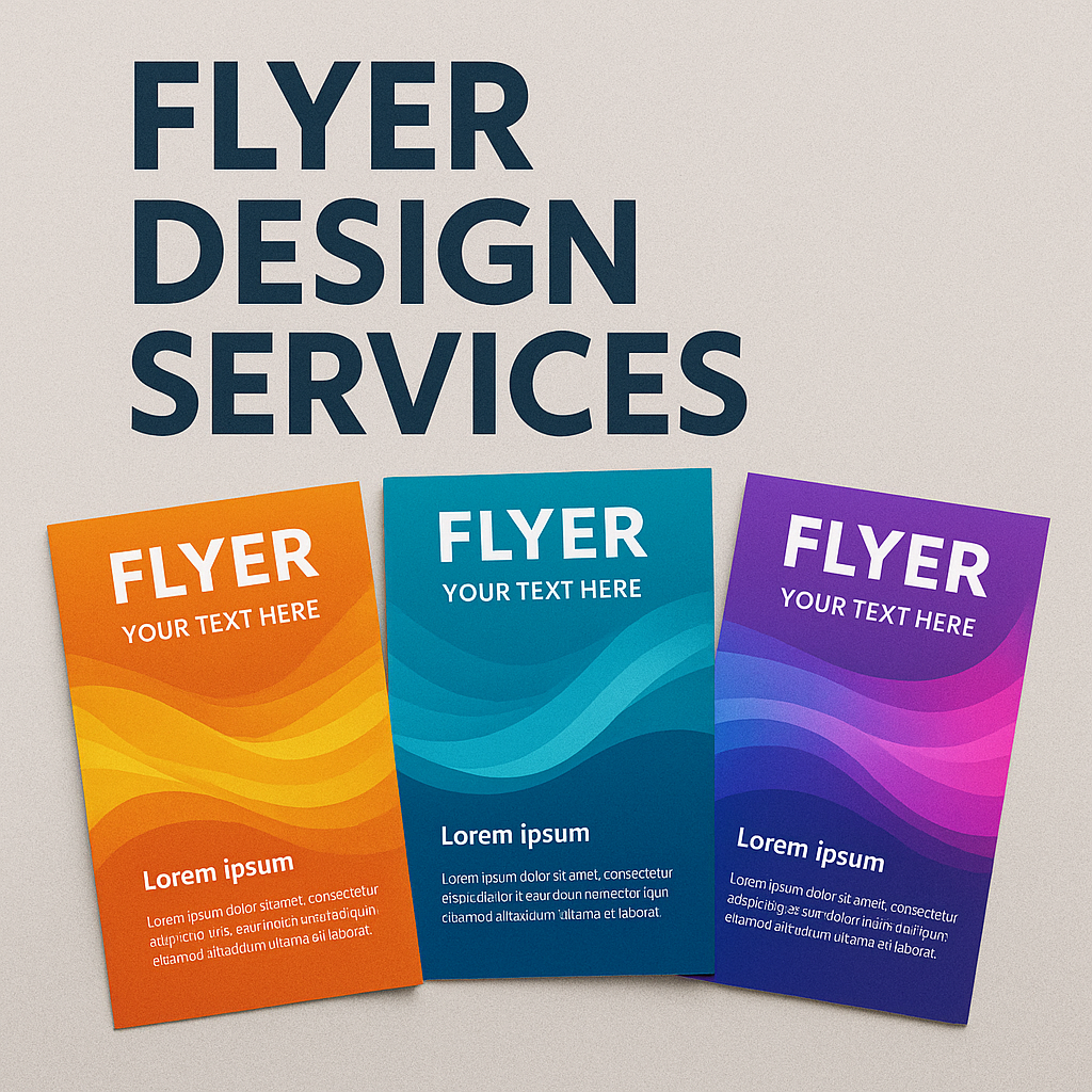 Eye-catching flyer design and printing services by Prestige Printing & Graphics in San Ramon, CA.