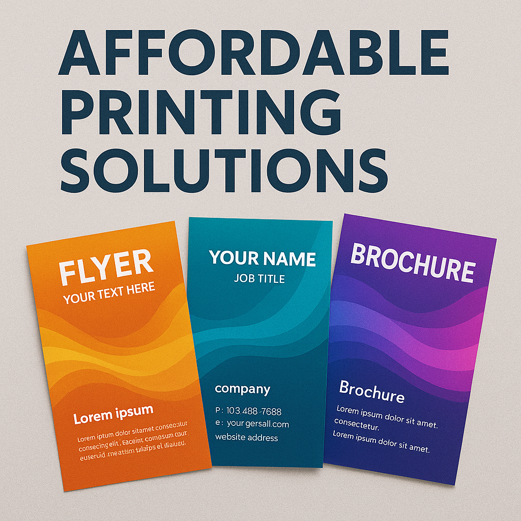 Affordable flyer printing solutions in San Ramon, CA at Prestige Printing & Graphics.