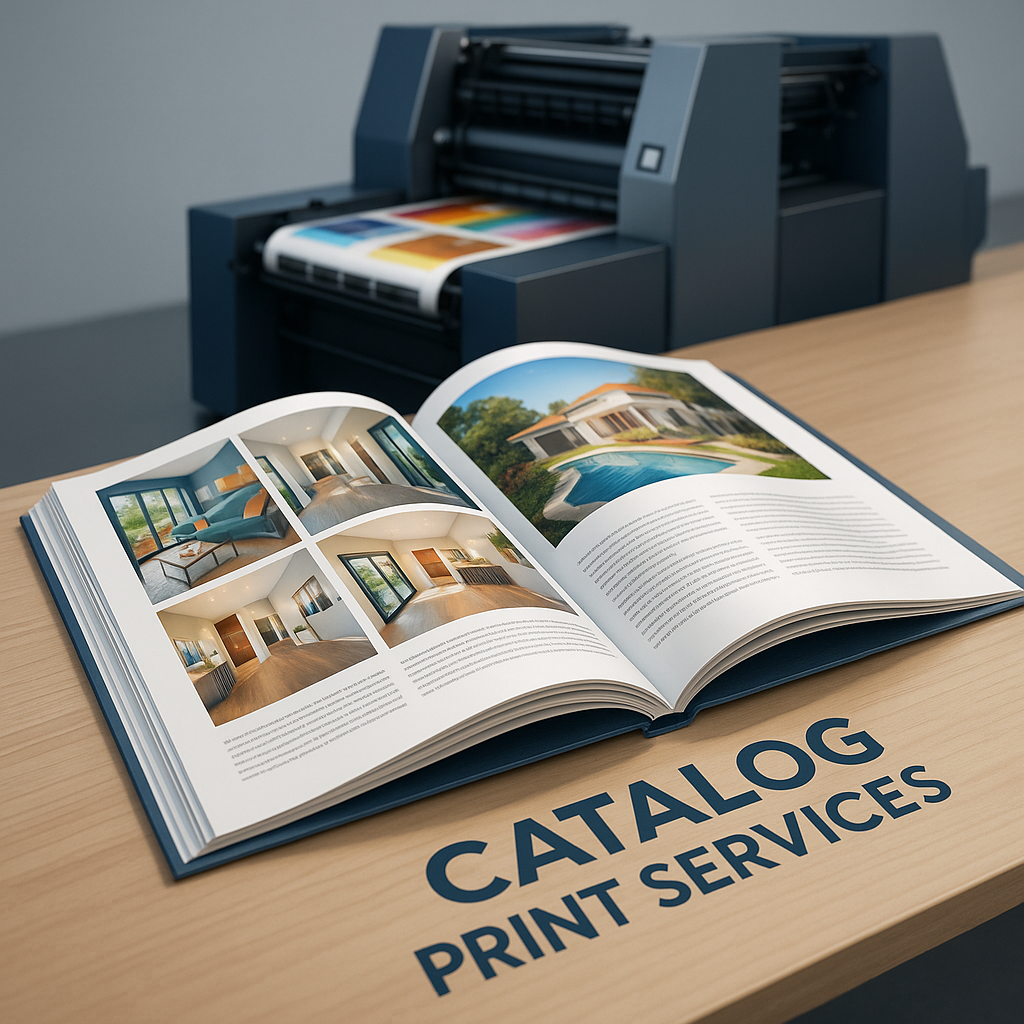 High-quality catalog print services for business owners in Gilbert, AZ, showcasing products and brand stories.