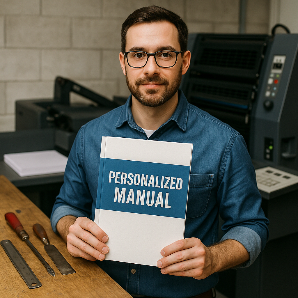 Personalized manual printing solutions at Mousegraphics in Ahwatukee, AZ, showcasing custom invitations and business cards.