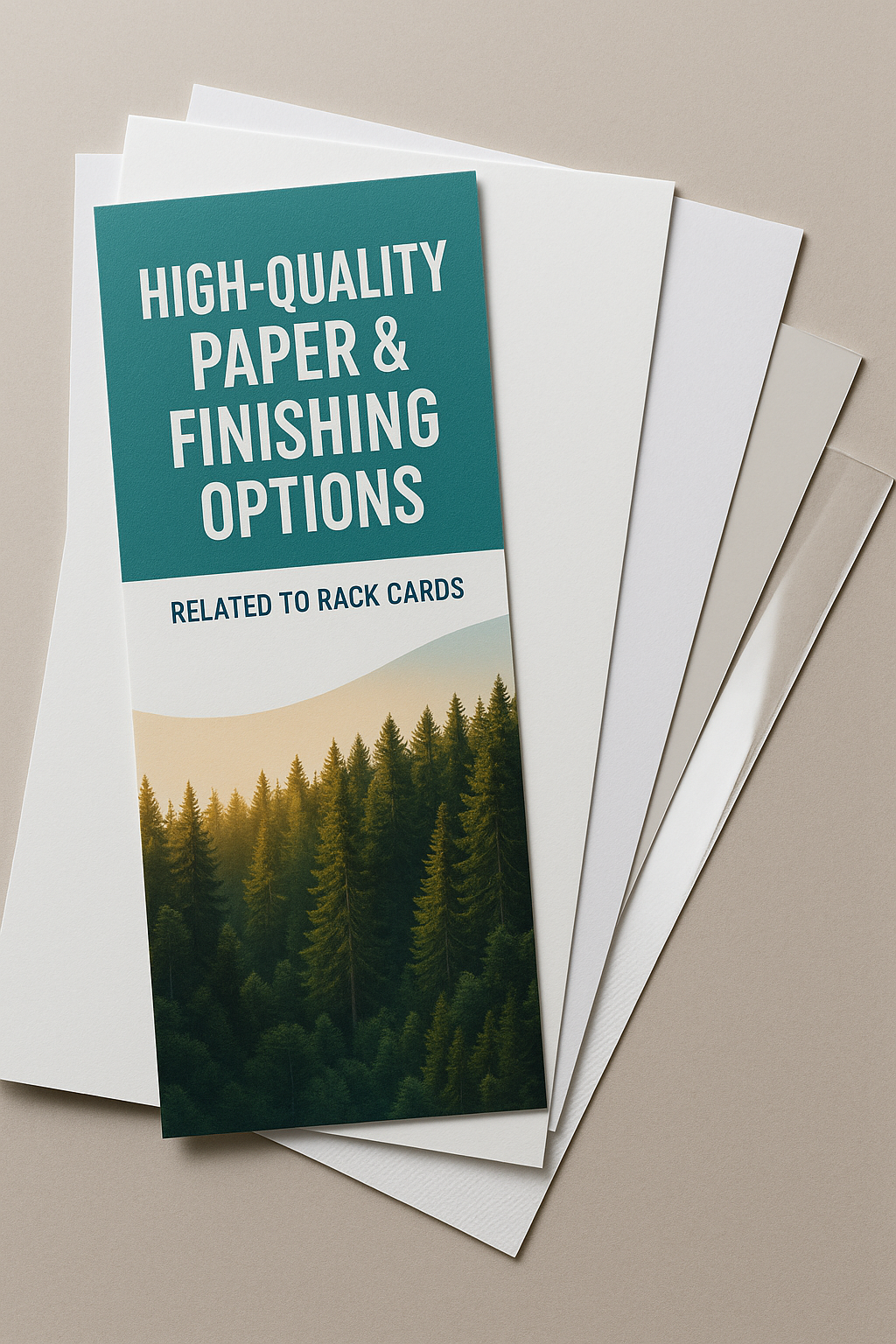 High-quality printed materials with premium paper and finishing options from Prestige Printing in Danville, CA.