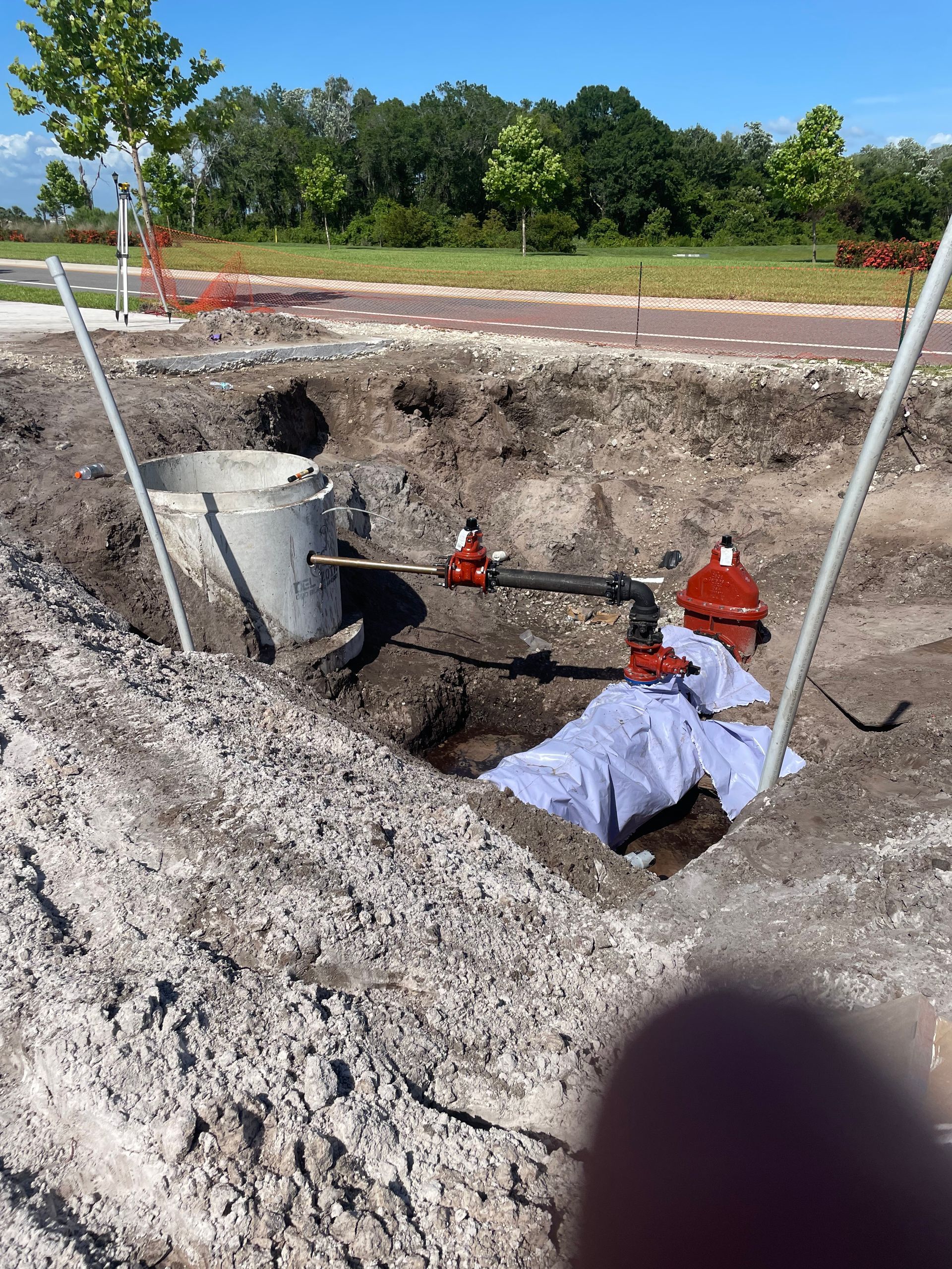 Reclaim Water Mains Work 1