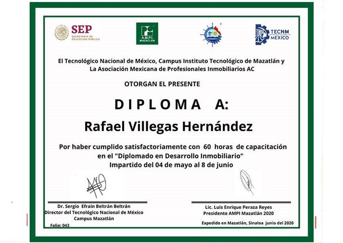 MVI. ING. RAFAEL VILLEGAS HERNÁNDEZ 