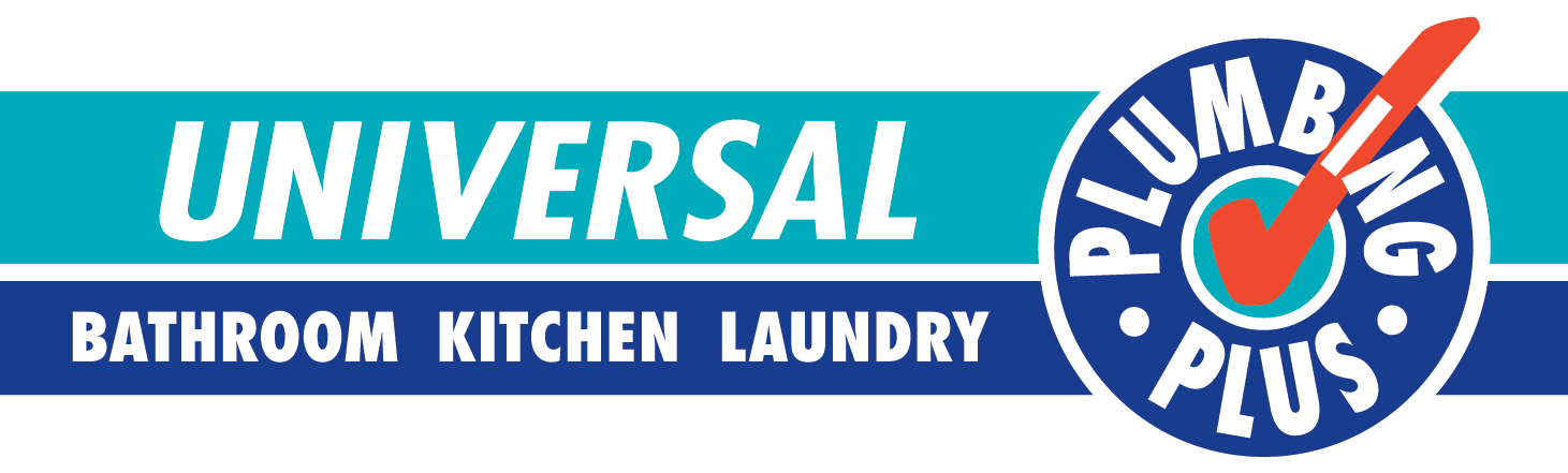 The logo for universal plumbing plus, Bathroom Renovations Auckland trade partner.