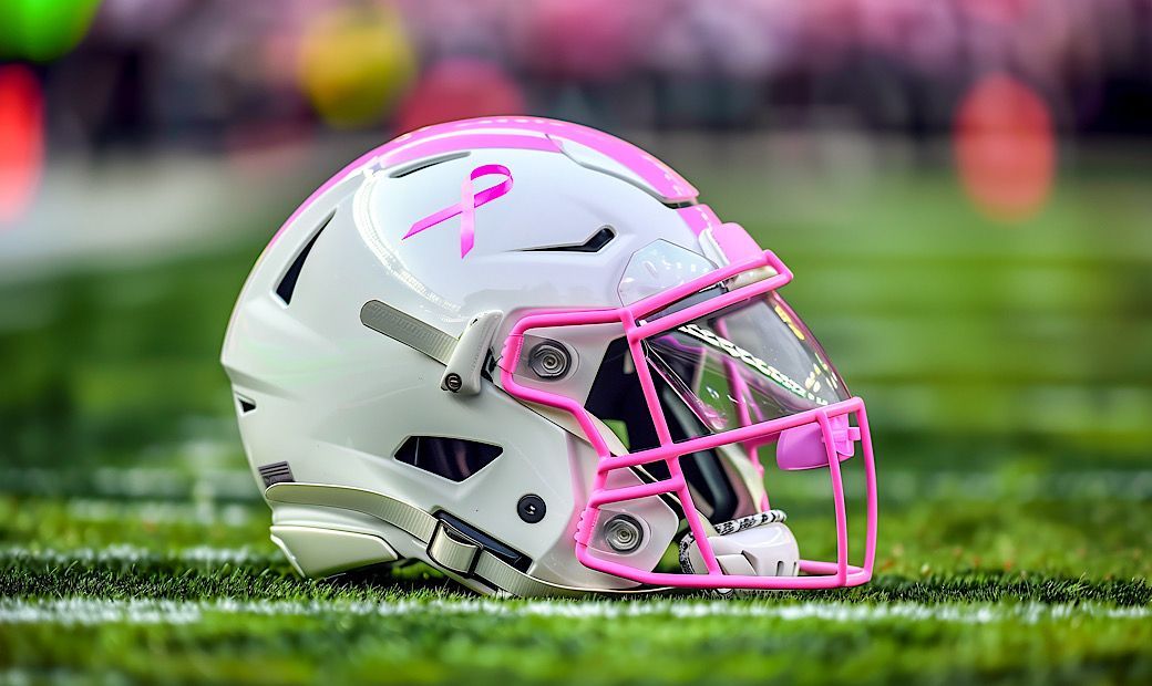 football teams supporting breast cancer awareness month