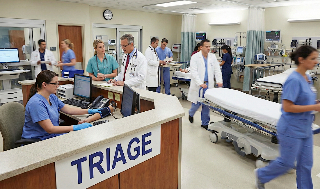 Triage, emergency department