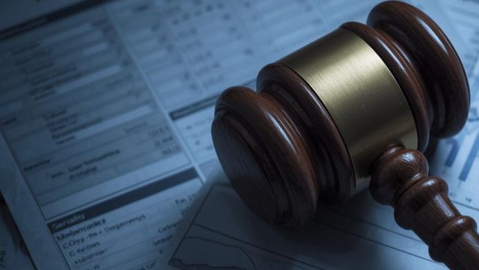 gavel and official documentation