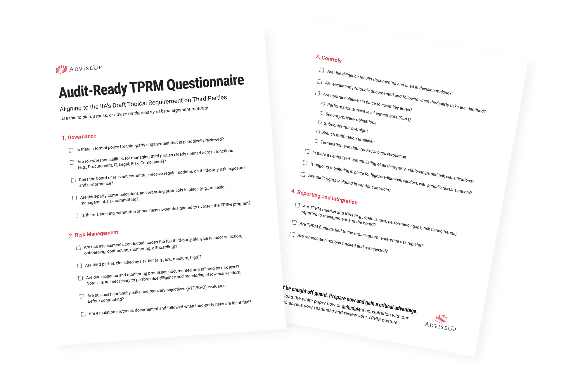 Audit-Ready TPRM Questionaire