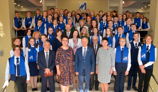 Estudiantes de la Universidad Estatal de Mordovia MRSU