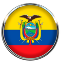 Ecuador bandera circular