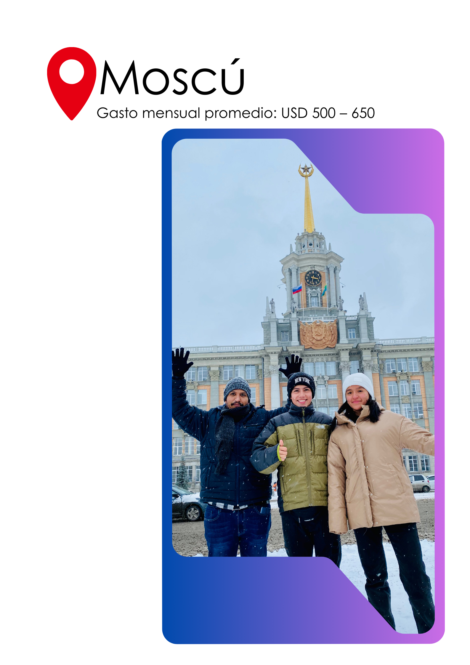 Costo de vivir en moscu y san petesburgo