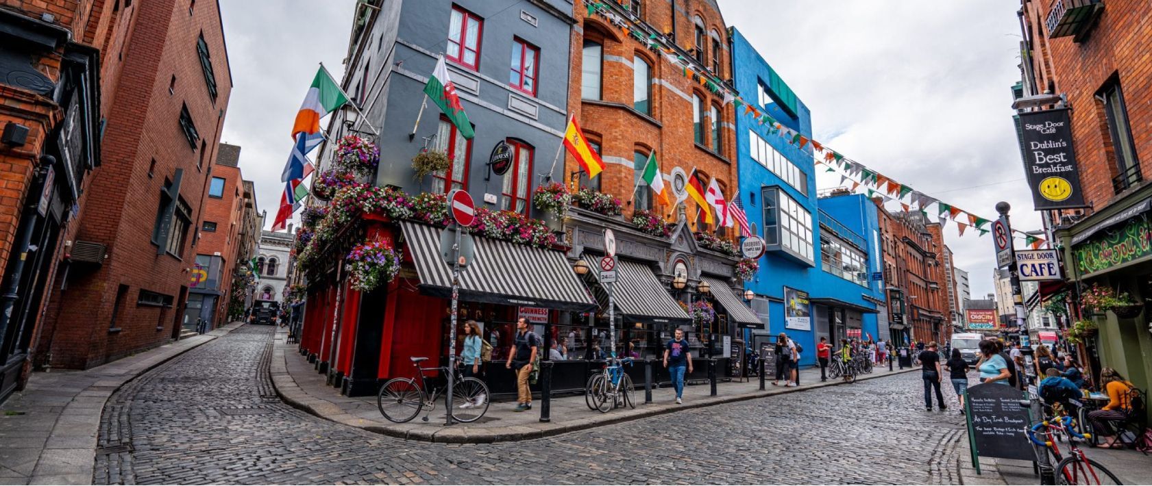 Hermosa calle de Irlanda