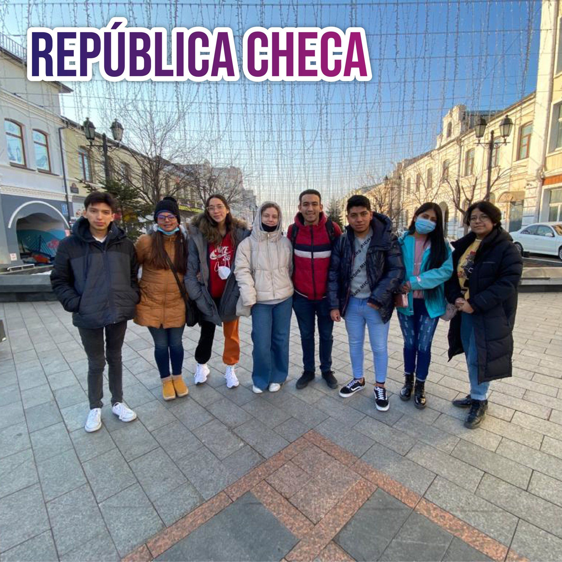 Joven ecuatoriana estudiando en rusia