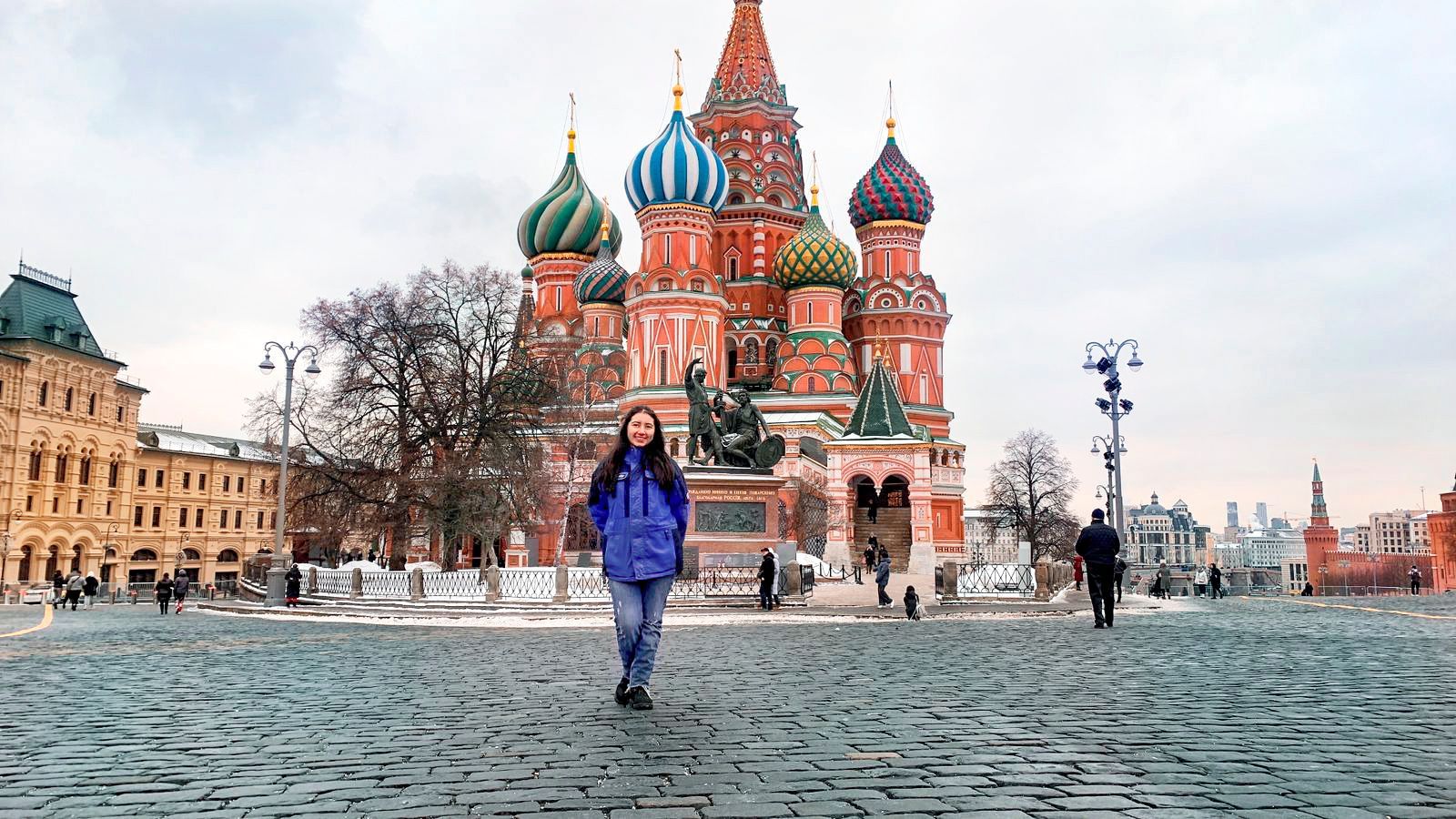 Estudiante ecuatoriana en Rusia