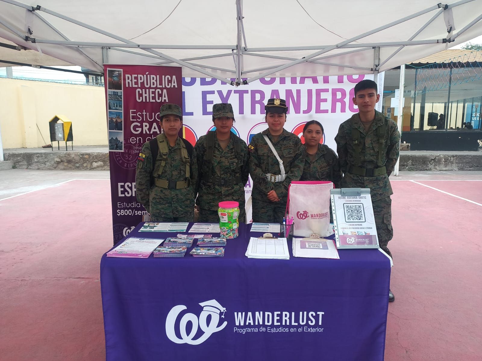 Joven ecuatoriana estudiando en rusia