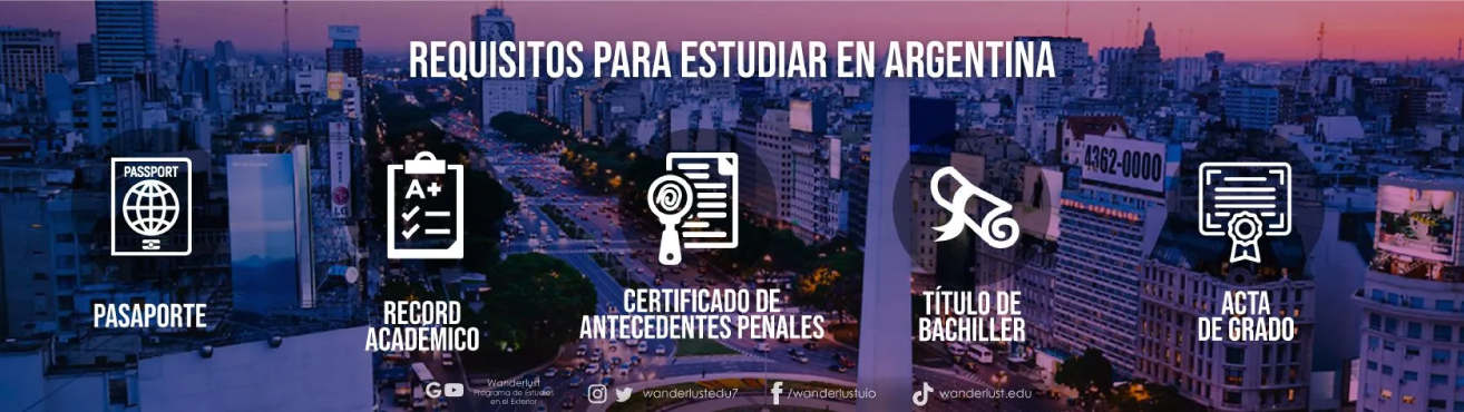 Requisitos para estudiar en Argentina