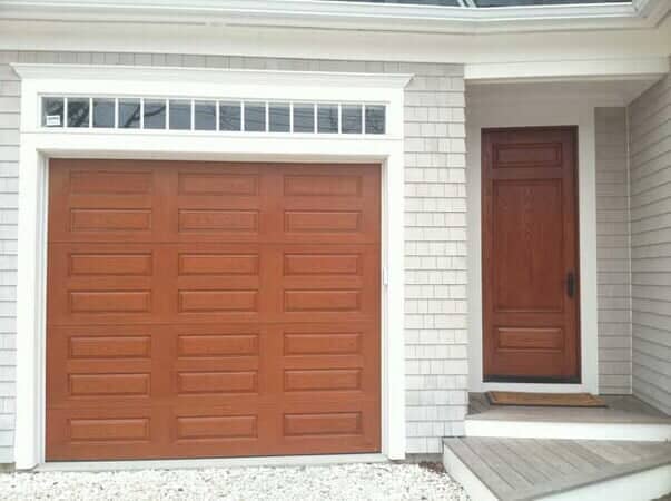 Close Up Wooden Garage Door - Garage Door in Hyannis, MA