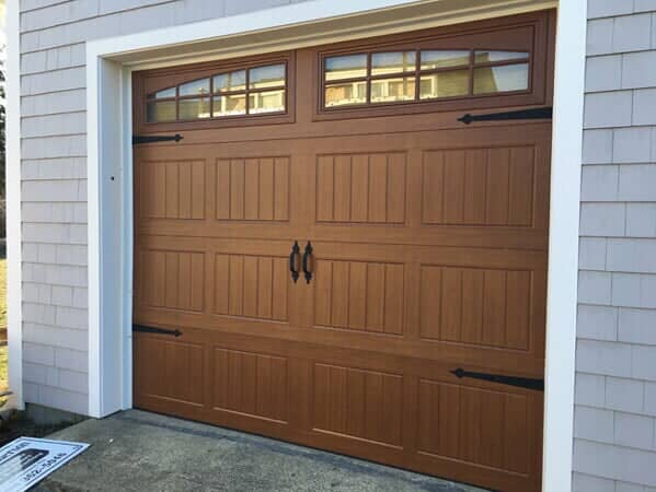 Wooden Garage with Madison Arc - Garage Door in Hyannis, MA