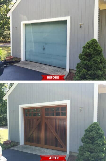 Metal To Wood Garage Door - Garage Door in Hyannis, MA