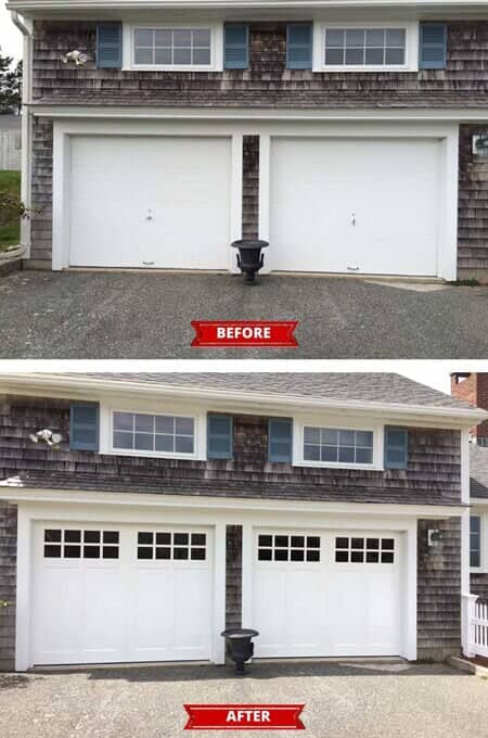 Garage with Window - Garage Door in Hyannis, MA