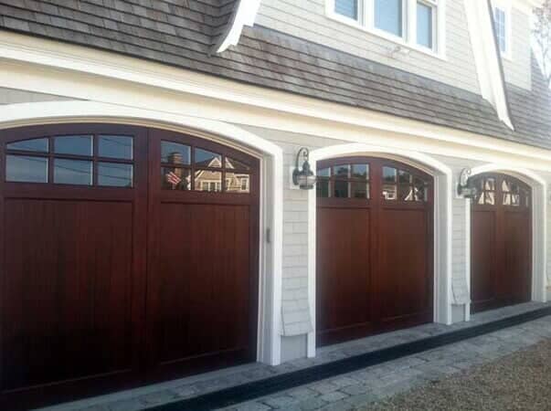 Modern House Wooden Garage Door - Garage Door in Hyannis, MA