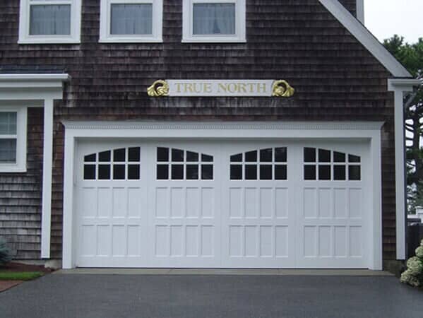 White Madison Arc - Garage Door in Hyannis, MA
