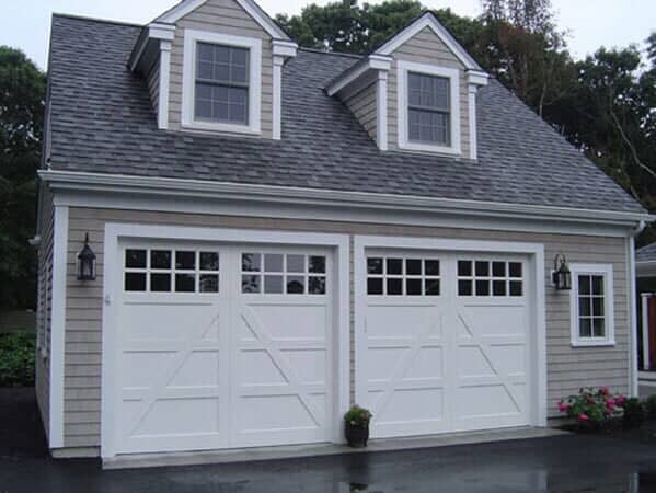 Shockton White Carriage - Garage Door in Hyannis, MA