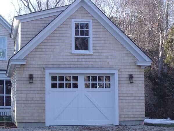 Whtie Madison Garage - Garage Door in Hyannis, MA