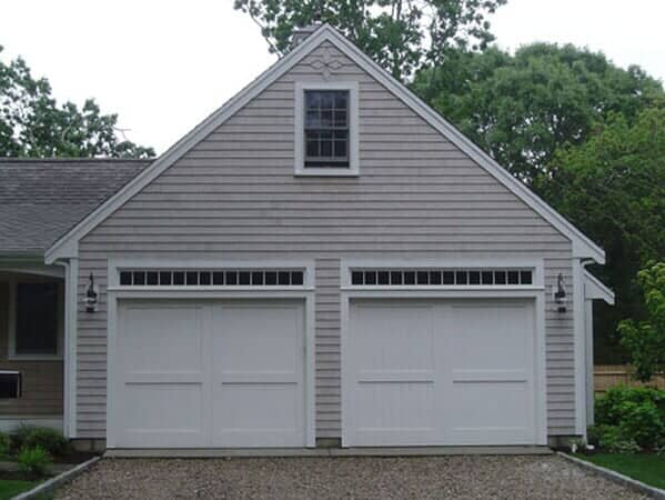 Two Paintgrade White Carriage - Garage Door in Hyannis, MA