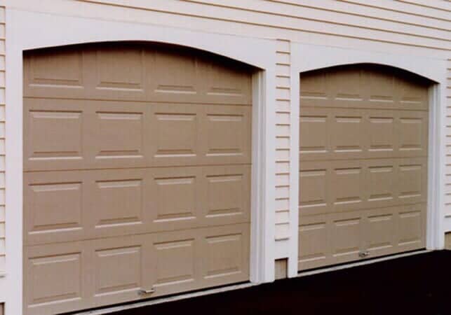 Dual Doors Brown - Garage Door in Hyannis, MA