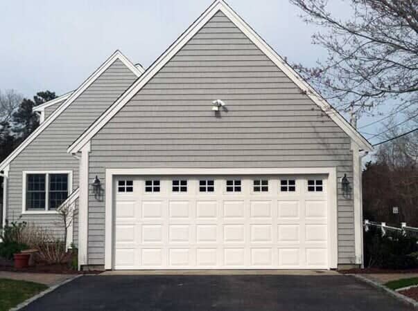 Gray House - Garage Door in Hyannis, MA