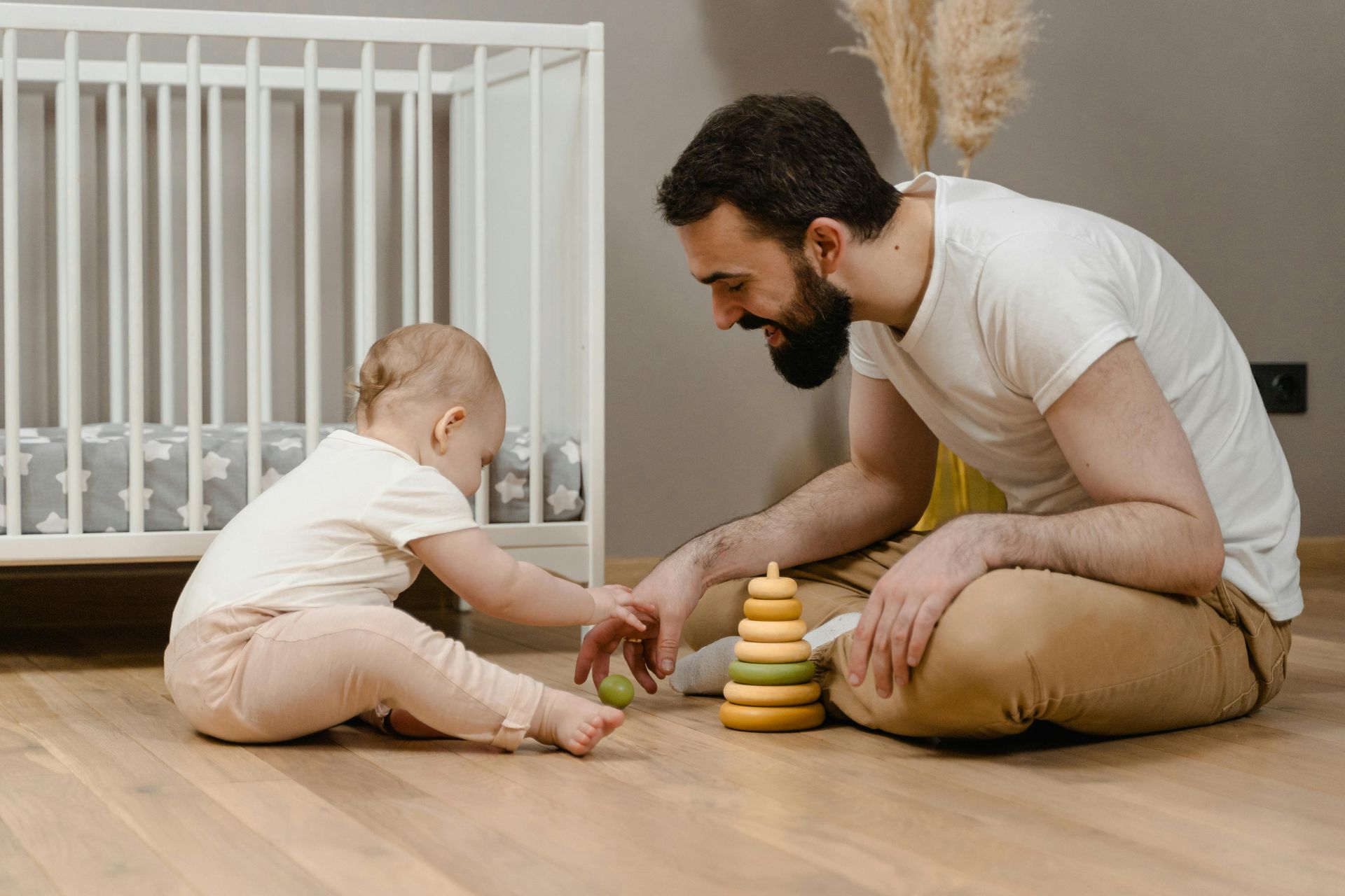 baby on hard floor
