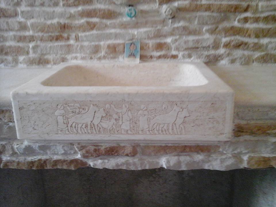 lavabo in marmo