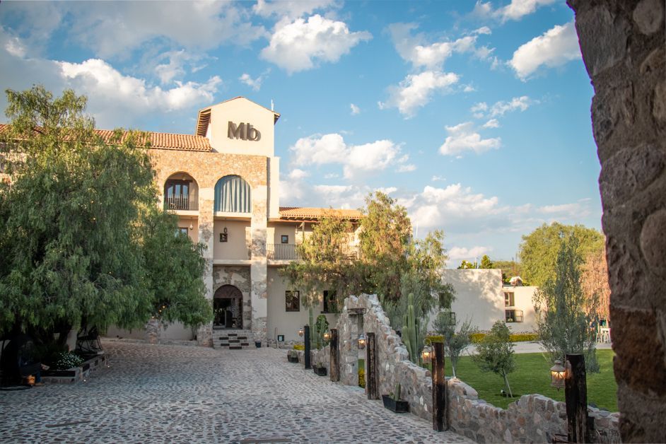 Stone building exterior with