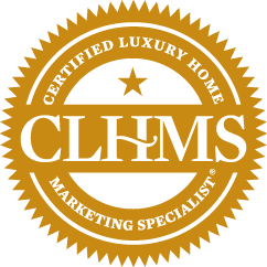 A logo for a certified luxury home marketing specialist