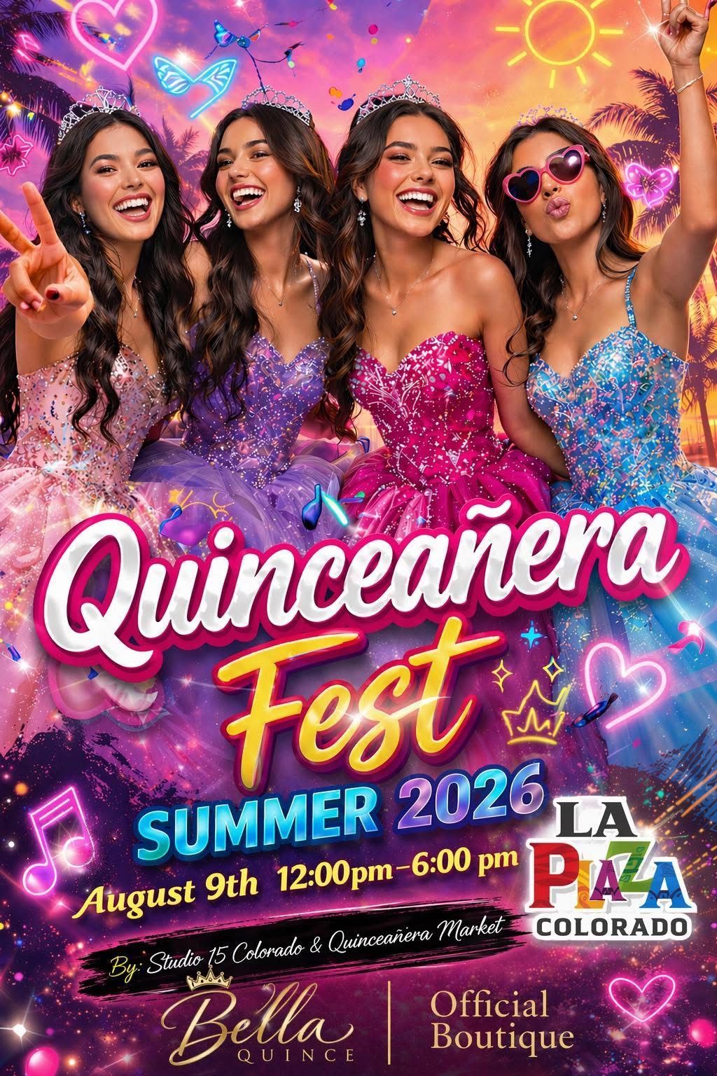 Concert flyer: La Plaza Colorado event with 