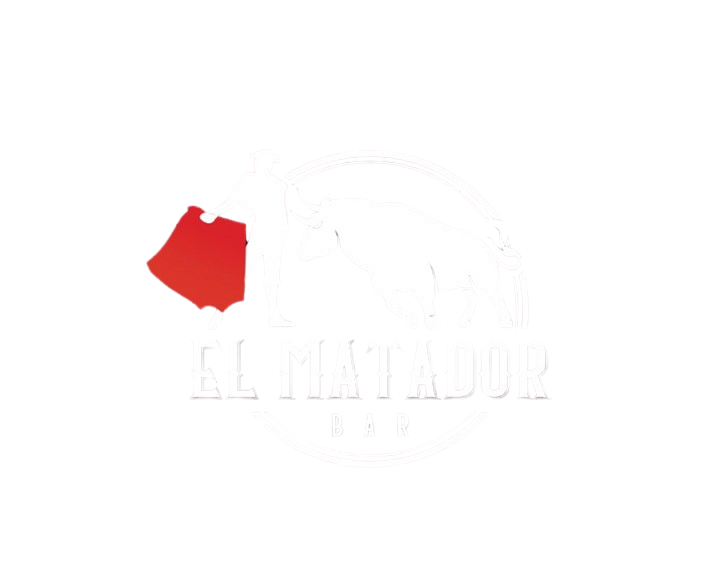 The logo for el matador bar shows a bull and a matador