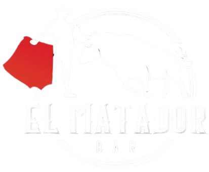 The logo for el matador bar shows a bull and a matador