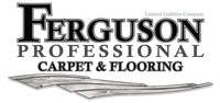 Ferguson Professional Carpet & Flooring logo with a stylized floor sample graphic.