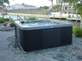 Outdoor Jacuzzi Spa — Pool Services in Corpus Christi, TX