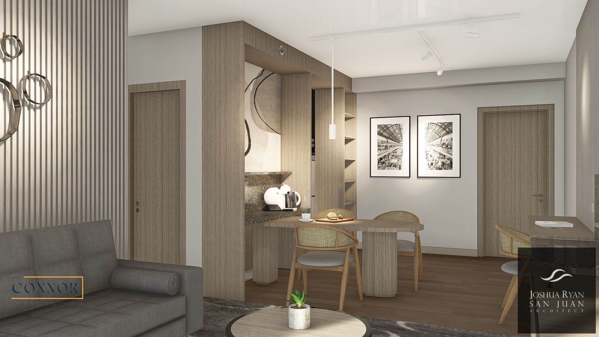 Spacious dining area at the Connor one-bedroom suite. Drop your shopping bags and continue your shopping near Greenhills