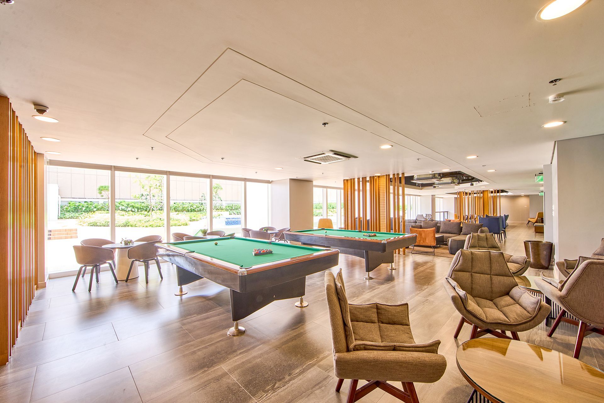 Resident's Lounge at the Connor. Relax between shopping here since it is near Greenhills