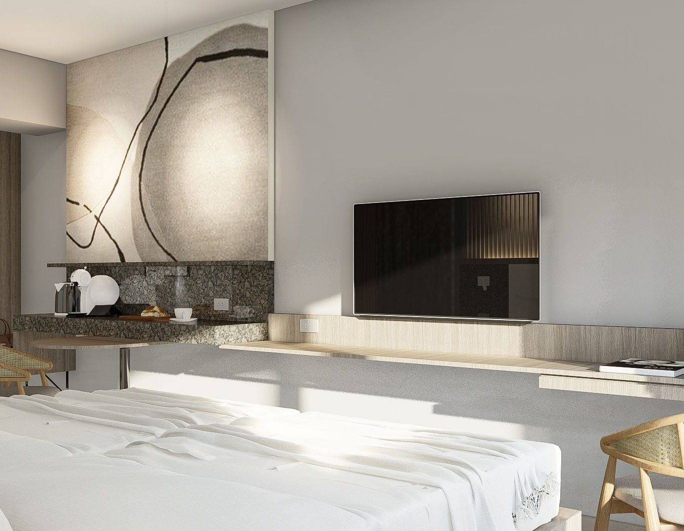 The Connor Studio unit with Smart TV 