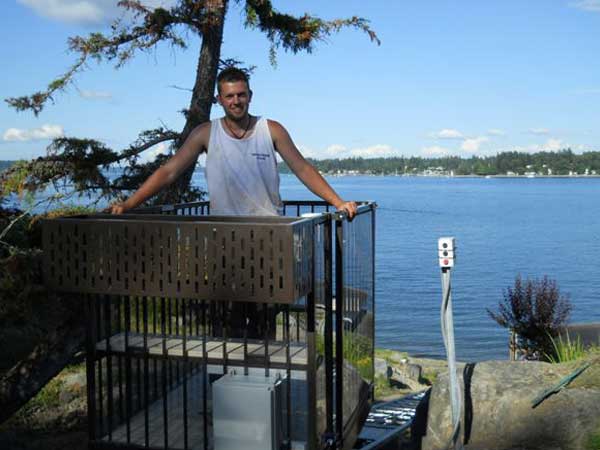 Durable, Safe Tram home to lake track and lift install - Lake Oswego, OR Property