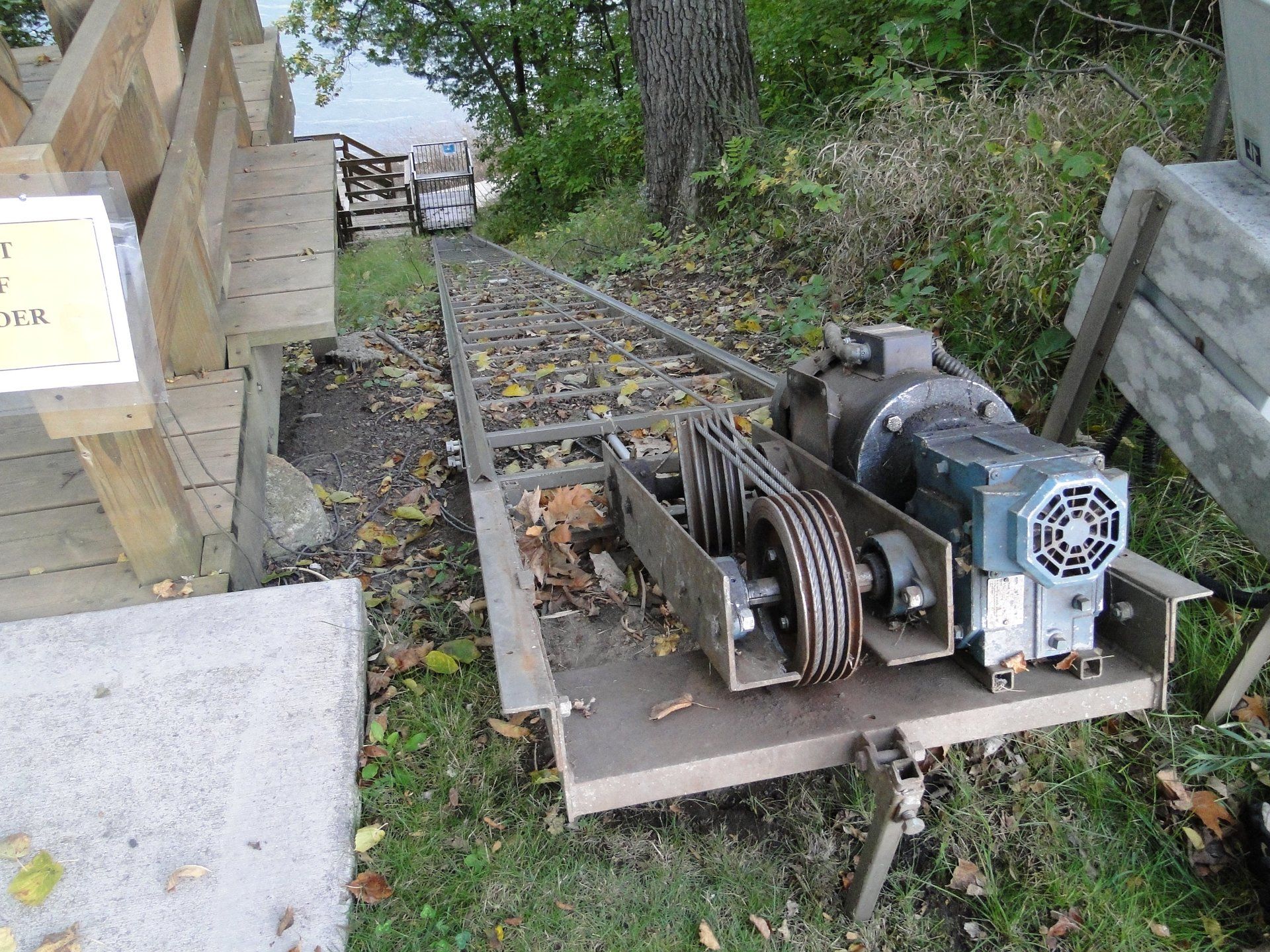 Upgrade Hillside Lift Track to Existing tram system - Before replacement by Hillside Trams LLC
