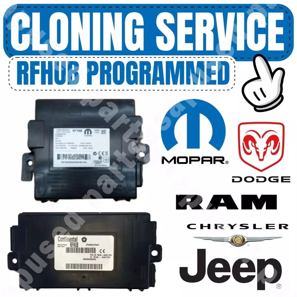 A picture of a cloning service for dodge ram and chrysler jeep