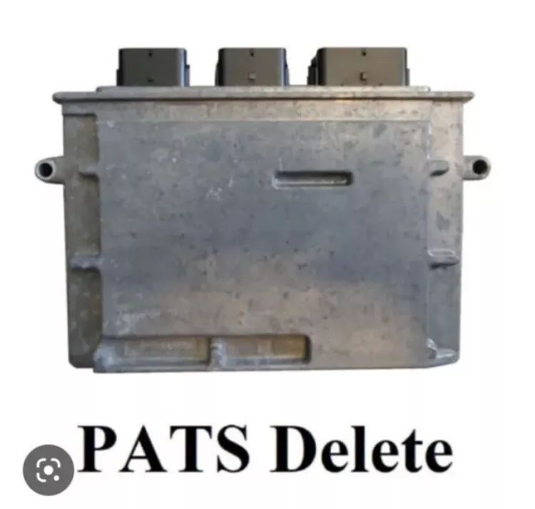 A picture of a pats delete box on a white background