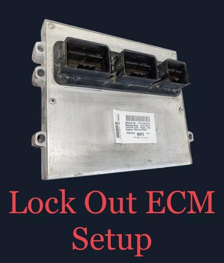 A picture of a lock out ecm setup