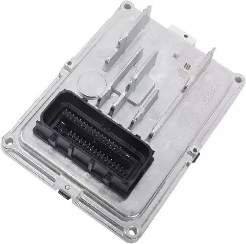 A close up of a computer chip on a white background.