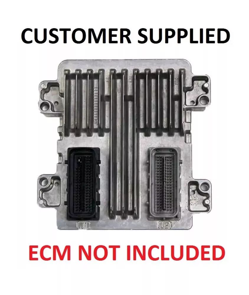 A picture of a customer supplied ecm not included.
